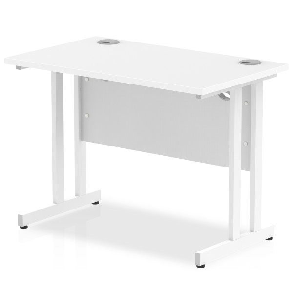 Rayleigh 600mm Deep Cantilever Straight Office Desk