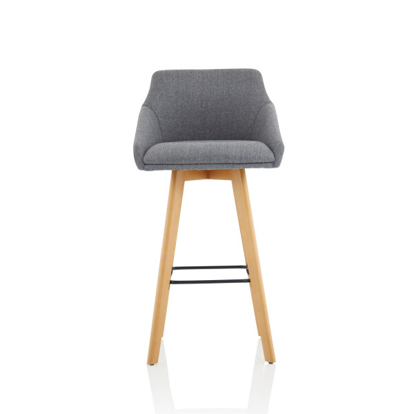 Carmen Wooden Leg High Stool