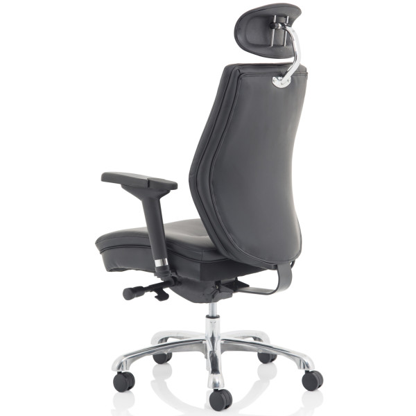 Domino Leather Ergonomic 24 Hour Office Chair