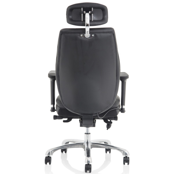 Domino Leather Ergonomic 24 Hour Office Chair