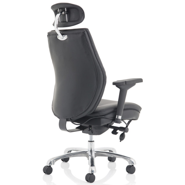 Domino Leather Ergonomic 24 Hour Office Chair