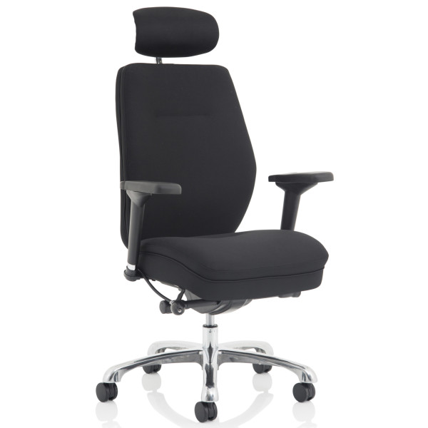 Domino Fabric Ergonomic 24 Hour Office Chair