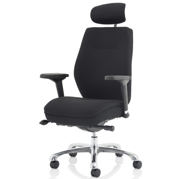 Domino Fabric Ergonomic 24 Hour Office Chair