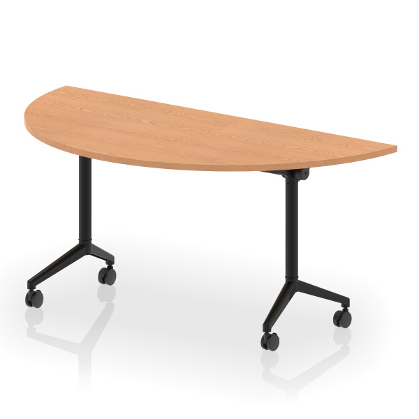 Rayleigh Flip Top 1600mm Semi Circle Table