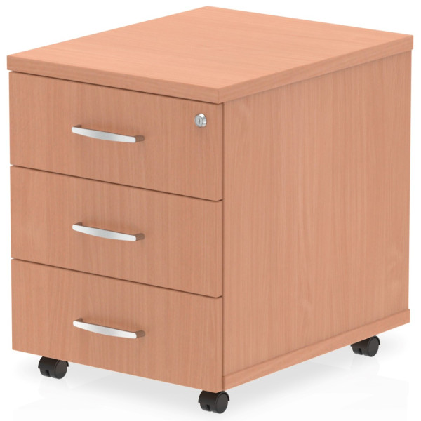 Rayleigh Lockable Mobile Pedestal - 2 or 3 Drawer