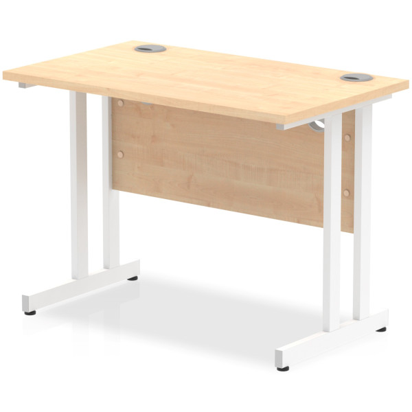 Rayleigh 600mm Deep Cantilever Straight Office Desk