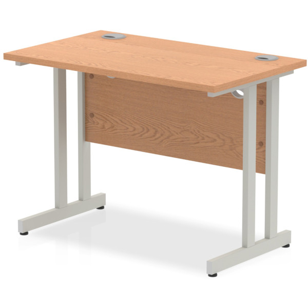 Rayleigh 600mm Deep Cantilever Straight Office Desk