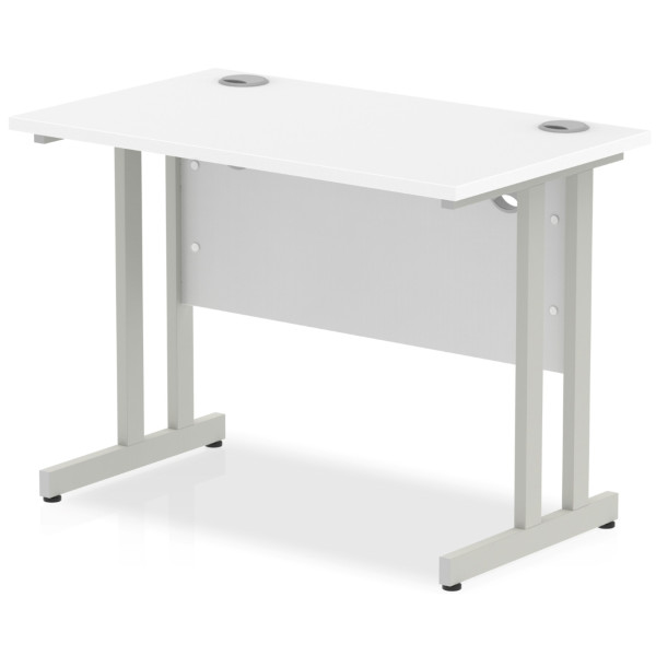 Rayleigh 600mm Deep Cantilever Straight Office Desk