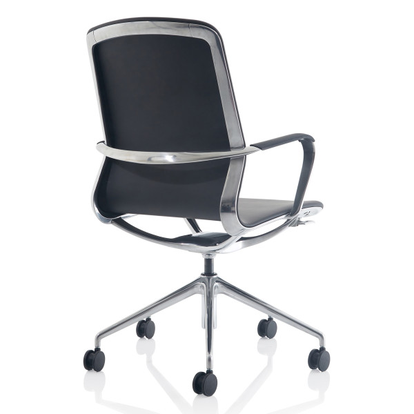 Lucia Leather Executive Aluminium Chair 