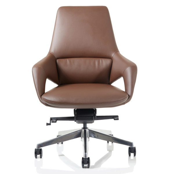 Olive Boardroom Leather Executive Office Chair 