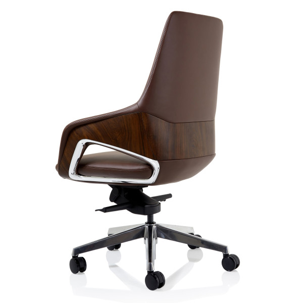 Olive Boardroom Leather Executive Office Chair 