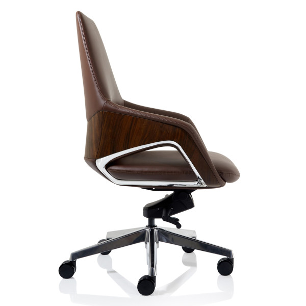 Olive Boardroom Leather Executive Office Chair 