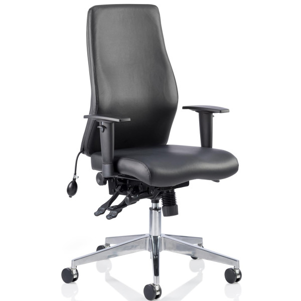 Onyx 24 Hour Leather Posture Office Chair 