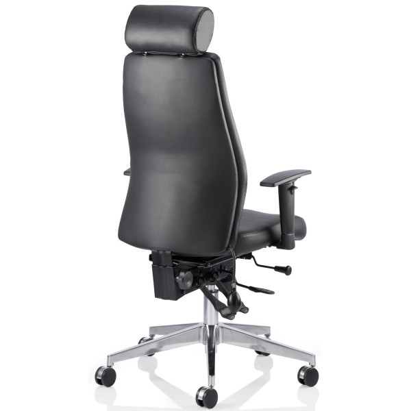 Onyx 24 Hour Leather Posture Office Chair 