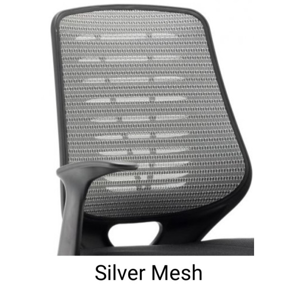 Relay Mesh Back Leather Seat Office Chair 