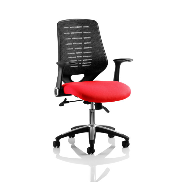 Relay Bespoke Mesh Back Task Chair With Foldaway Arms