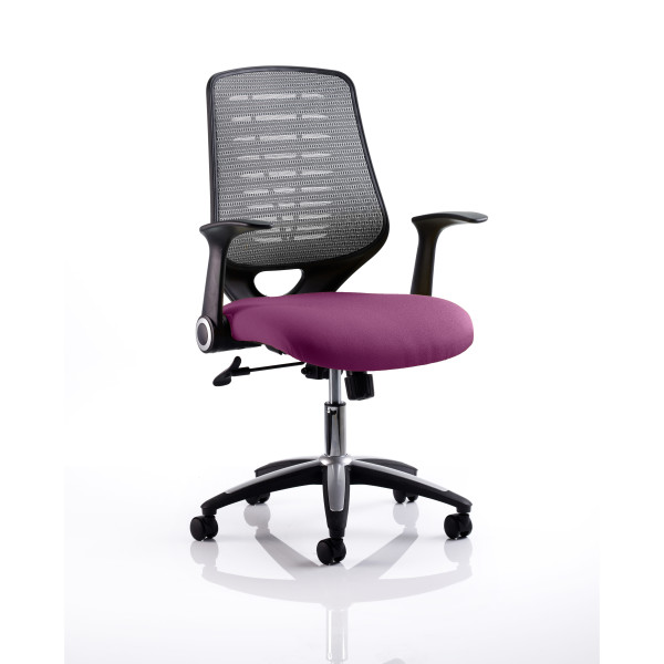 Relay Bespoke Mesh Back Task Chair With Foldaway Arms
