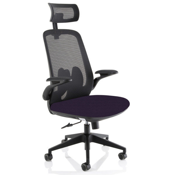 Sigma Bespoke Executive Mesh Chair With Folding Arms