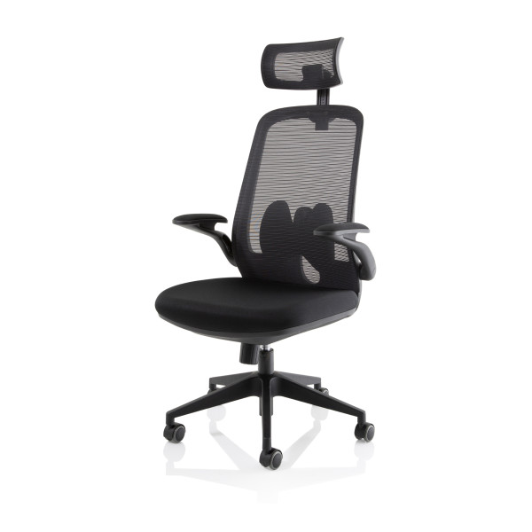 Sigma Executive Mesh Chair With Folding Arms