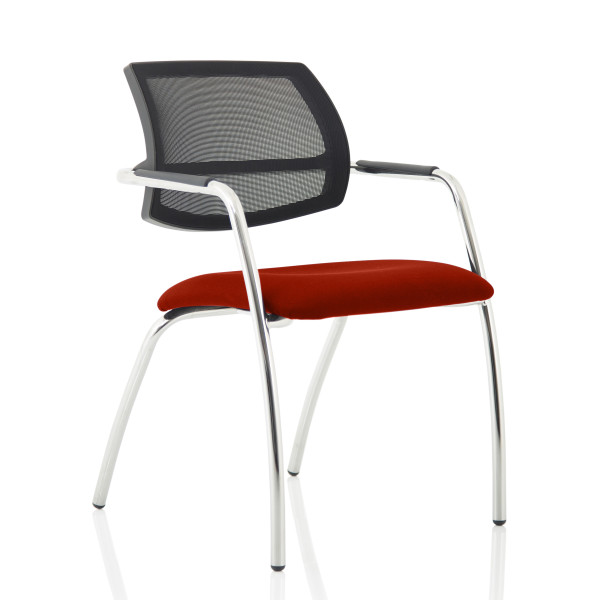 Swift Bespoke 4 Leg Mesh Back Visitor Chair