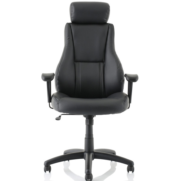Winsor Black Leather Office Chair 