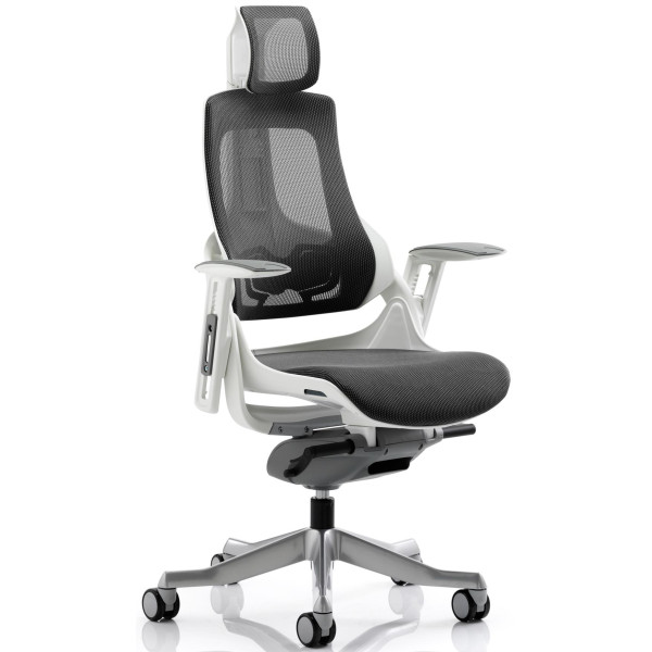 Zure Charcoal Mesh Ergonomic Office Chair