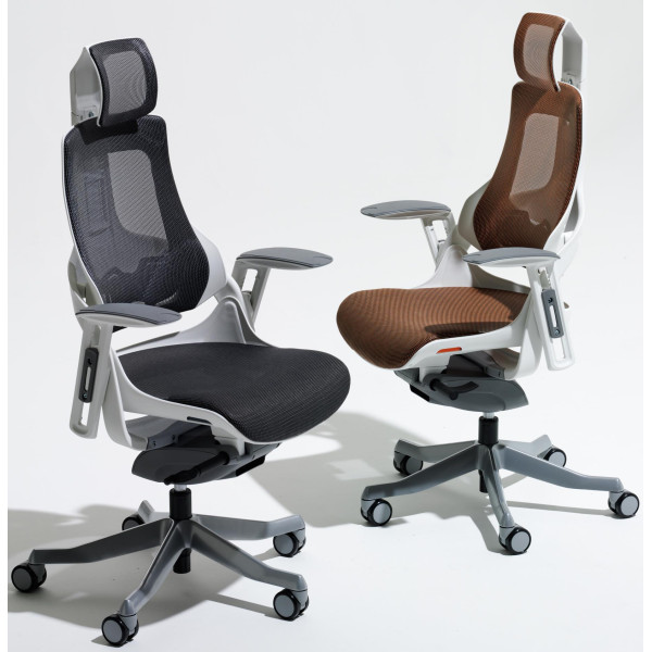 Zure Charcoal Mesh Ergonomic Office Chair
