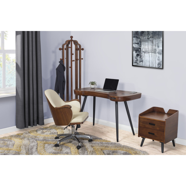 Curve San Fransisco Faux Leather Seat Office Chair