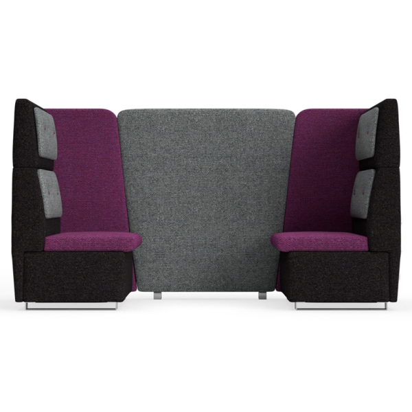 bTogether Open Upholstered 2 Seater Booth