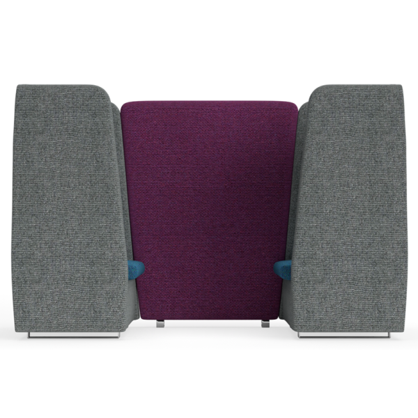 bTogether Open Upholstered 2 Seater Booth High Back