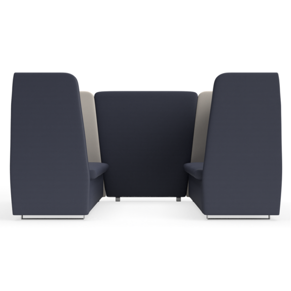 bTogether Open Upholstered 6 Seater Booth