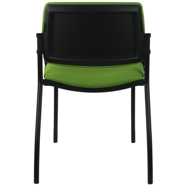 Morello Black Frame 4 Leg Visitor Chair 