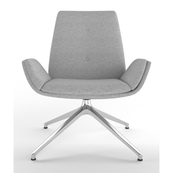 Reflect Lounge Chair With Pyramid Base
