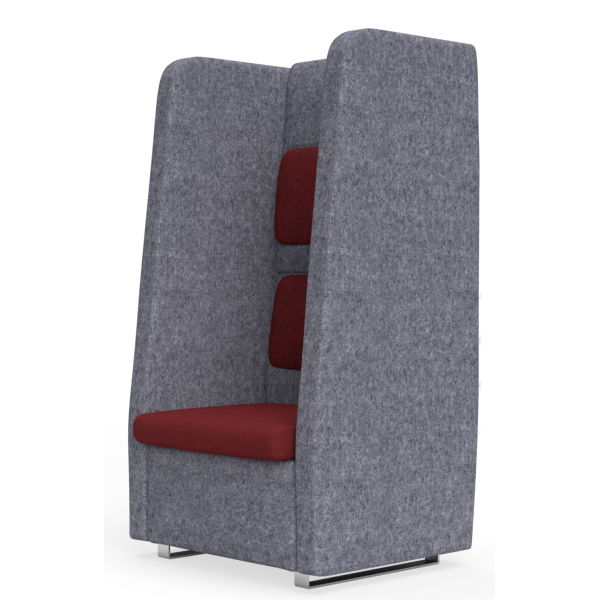 Retreat Single Upholstered Extra High Back Pod