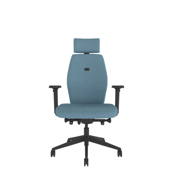 Solo Medium Back Chair with Headrest
