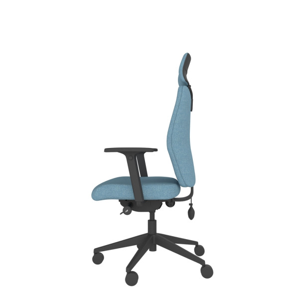 Solo Medium Back Chair with Headrest