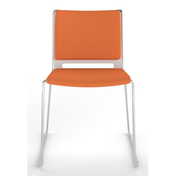 Tango Upholstered Seat And Back Stacking Chair