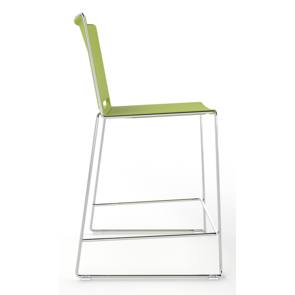 Tango Plastic Seat And Back Stacking High Stool