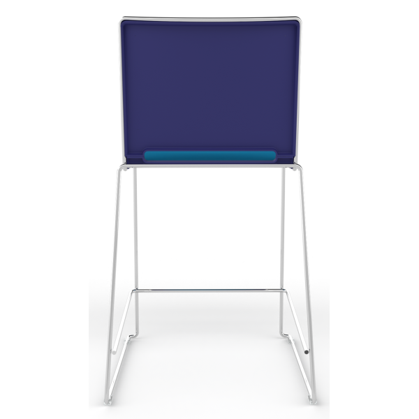 Tango Upholstered Seat and Back Stacking High Stool