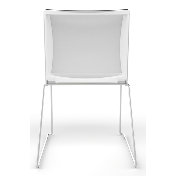 Tango Plastic Seat And Mesh Back Stacking Chair