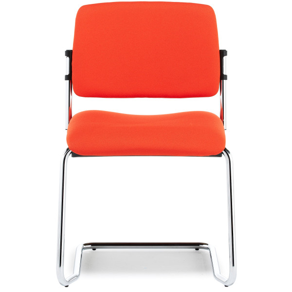 Morello Upholstered Chrome Cantilever Chair