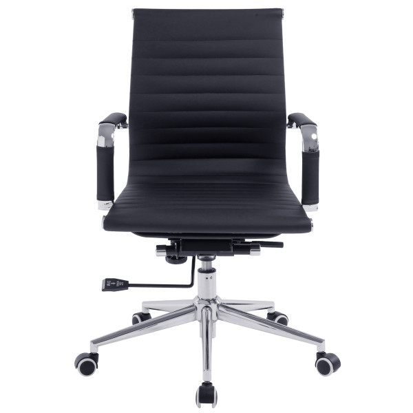 Aura Medium Back Leather Chair