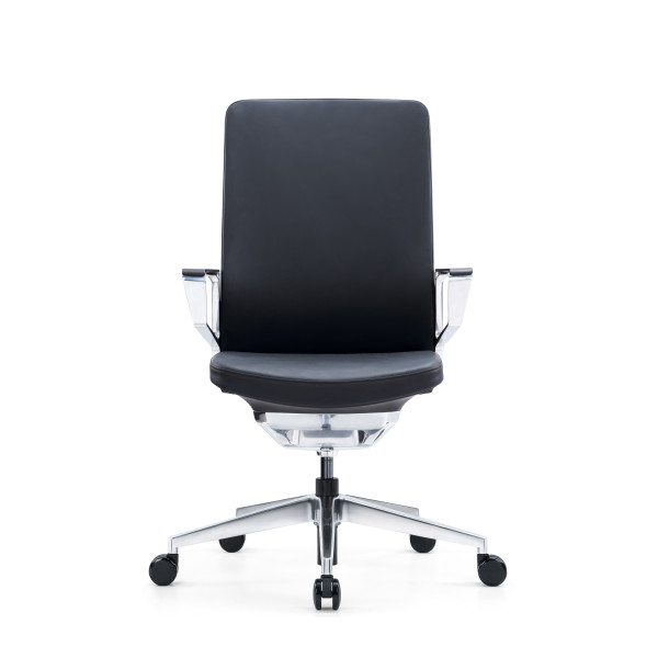 Lusso Aluminium Executive Leather Office Chair