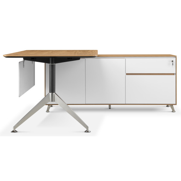 Nero Executive Desk With Return Storage 