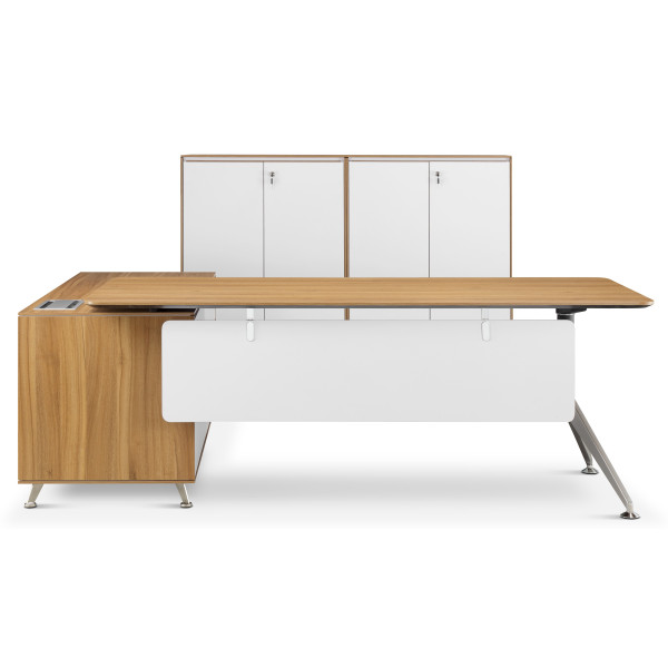 Nero Executive Desk With Return Storage 