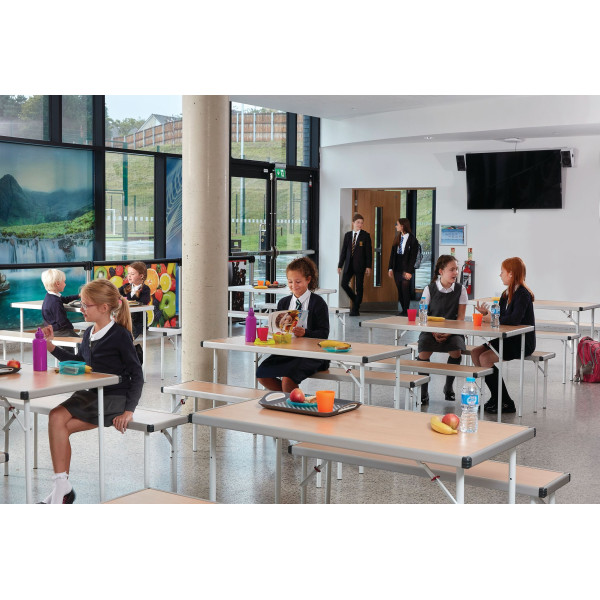 Fast Fold Rectangular Bench - 10 Tables & 20 Benches