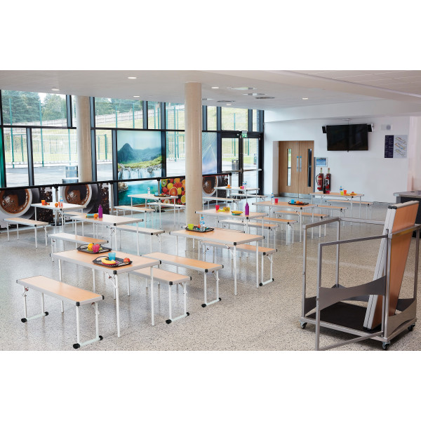 Fast Fold Rectangular Bench - 10 Tables & 20 Benches