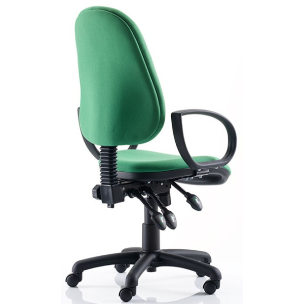 Oxford Bespoke High Back Fabric Operator Chair