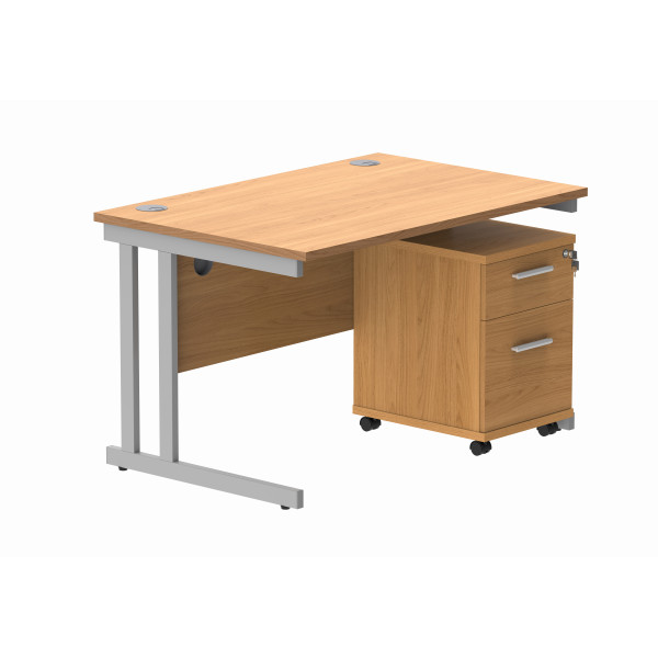 Core Desk With Underdesk Pedestal - 2 or 3 Draw