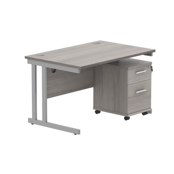 Core Desk With Underdesk Pedestal - 2 or 3 Draw